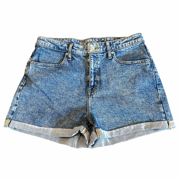 wild fable Pants - Wild Fable High Rise Rolled Cuff Denim Shorts